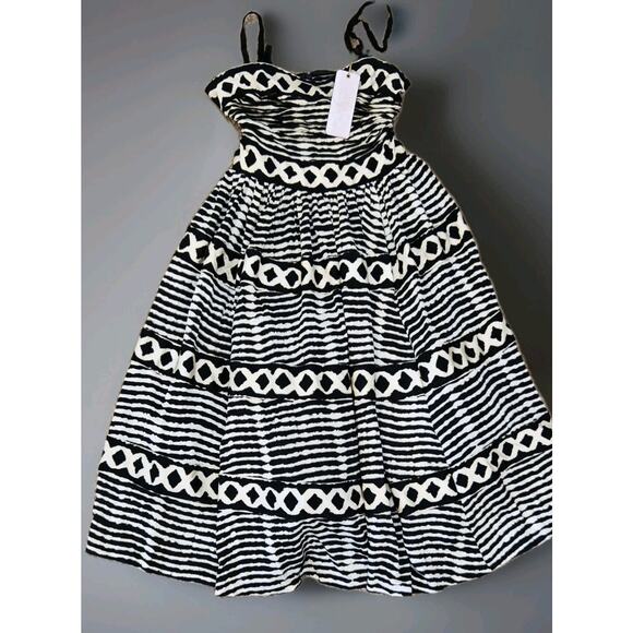 NWT $348 ANTHROPOLOGIE Lattice Ring Dress BY TRACY REESE Size Small Petite - Picture 2 of 12